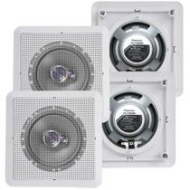 Kit 4 Un Arandela Quadrada Alto Falante Pioneer Som Ambiente Kit 4 Un Arandela Quadrada Alto Falante Pioneer Som Ambiente