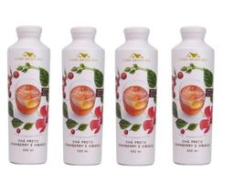 Kit 4 Un Chá Preto Cranberry e Hibisco Casa Madeira 500 ml