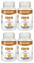 Kit 4 Un - Coenzima Q10 Ubiquinona 200Mg 60 Cps Nutrivitalle