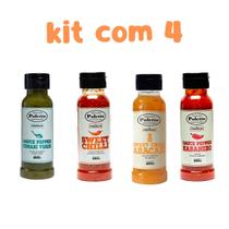 Kit 4 un Comari Pimenta Biquinho Abacaxi Habanero