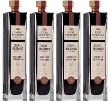 Kit 4 Un Creme de Balsâmico Gourmet Cabernet Sauvignon Casa Madeira 100 g Kit 4 Un Creme de Balsâmico Gourmet Cabernet Sauvignon Casa Madeira 100 g