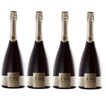 Kit 4 Un Espumante 130 Casa Valduga Brut Blanc de Blanc 750 ml