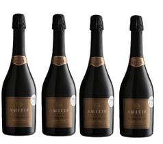 Kit 4 Un Espumante Amitié Cuvee Brut 750 ml