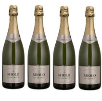 Kit 4 Un Espumante Miolo Cuvee Branco Brut 750 ml