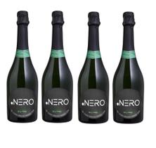 Kit 4 Un Espumante Ponto Nero Cult Brut SO2 Free 750 ml