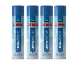 Kit 4 Un Jimo Limpa-Vidros 400ml