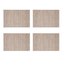 Kit 4 Un Jogo Americano Requinte 30x45cm Bege - Jolitex