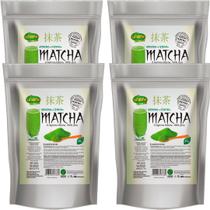 Kit 4 Un Matcha Premium Legitimo 30g 100% Puro - Chá Natural Em Pó Vegano Unilife
