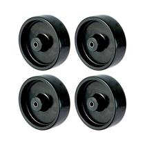 Kit 4 un roda 412 pol ipropileno 4 pol 80kg p/ rodízio Kit 4 un roda 412 pol ipropileno 4 pol 80kg p/ rodízio
