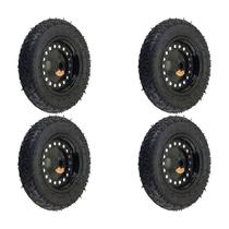 Kit 4 un roda pneum. ajax 3.25-8 - 2l - furo pass. 3/4" Kit 4 un roda pneum. ajax 3.25-8 - 2l - furo pass. 3/4"