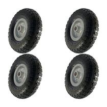 Kit 4 un roda pneum. ajax cargo 3.50-4 - 4l aro alum. 7/8"