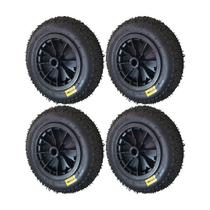Kit 4 un roda pneumática 3.25-8 2 lonas 1 pol aro plastico Kit 4 un roda pneumática 3.25-8 2 lonas 1 pol aro plastico