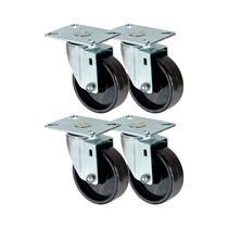 Kit 4 un roda rodízio giratório polipropileno 3 polegadas Kit 4 un roda rodízio giratório polipropileno 3 polegadas