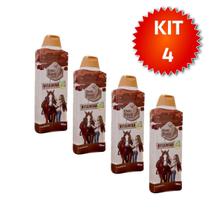 Kit 4 Un. Shampoo para Cavalos Good Horse Vitamina A 700ml