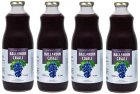 Kit 4 Un Suco de Uva Tinto Integral Ballardin & Cavali 1 L Kit 4 Un Suco de Uva Tinto Integral Ballardin & Cavali 1 L