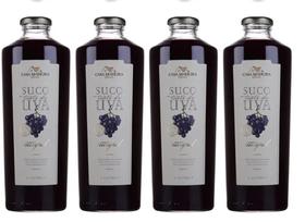 Kit 4 Un Suco de Uva Tinto Integral Casa Madeira 1 litro Kit 4 Un Suco de Uva Tinto Integral Casa Madeira 1 litro