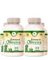 KIT 4 Un. Suplemento Extrato de Oliveira 120 Cápsulas 500mg Fits Life