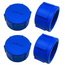 KIT 4 Un TAMPAO PLASTICO SAIDA PULSADOR TRANSFERIDOR SULINOX C/ ROSCA 1