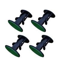 Kit 4 Un Trava Porta Fixador Prendedor Adesivo Parede Rodapé