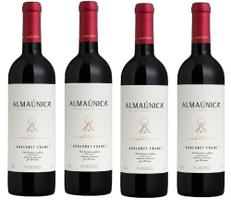 Kit 4 Un Vinho Almaúnica Super Premium Cabernet Franc 750 ml Kit 4 Un Vinho Almaúnica Super Premium Cabernet Franc 750 ml