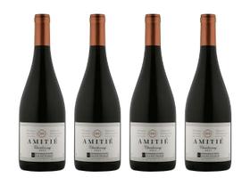 Kit 4 Un Vinho Amitie Chardonnay DOVV 750 ml