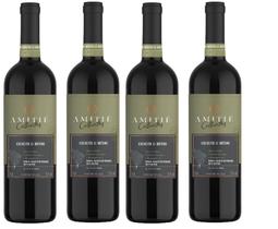 Kit 4 Un Vinho Amitié Colheitas Blend 750 ml
