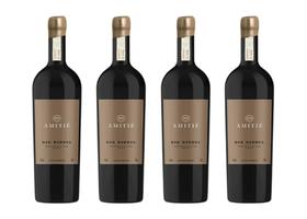 Kit 4 Un Vinho Amitie Oak Barrel Montepulciano 750 ml