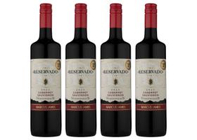Kit 4 Un Vinho Aurora Marcus James Reservado Meio Seco Cabernet Sauvignon 750 ml Kit 4 Un Vinho Aurora Marcus James Reservado Meio Seco Cabernet Sauvignon 750 ml