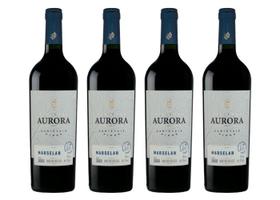 Kit 4 Un Vinho Aurora Varietal Marselan 750 ml Kit 4 Un Vinho Aurora Varietal Marselan 750 ml