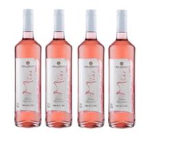 Kit 4 Un Vinho Casa Geraldo Miss Rosé Suave 750 ml