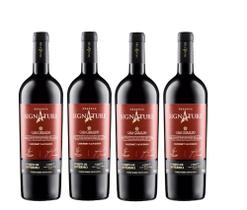 Kit 4 Un Vinho Casa Geraldo Signature Reserva Cabernet Sauvignon 750 ml