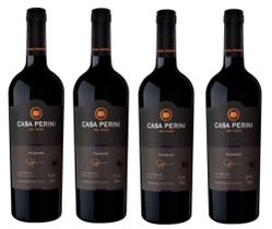 Kit 4 Un Vinho Casa Perini Tannat 750 ml Kit 4 Un Vinho Casa Perini Tannat 750 ml