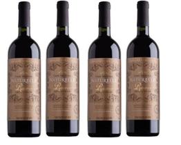 Kit 4 Un Vinho Casa Valduga Naturelle Reserva Meio Seco 750 ml