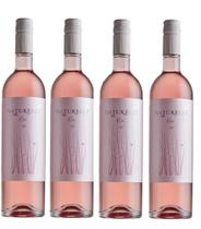 Kit 4 Un Vinho Casa Valduga Naturelle Rosé Suave 750 ml
