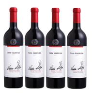 Kit 4 Un Vinho Casa Valduga Villa Lobos Cabernet Sauvignon 750 ml