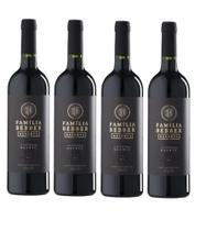 Kit 4 Un Vinho Família Bebber Reserva Malbec 750 ml Kit 4 Un Vinho Família Bebber Reserva Malbec 750 ml