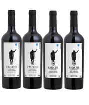 Kit 4 Un Vinho Fausto de Pizzato Cabernet Sauvignon 750 ml Kit 4 Un Vinho Fausto de Pizzato Cabernet Sauvignon 750 ml