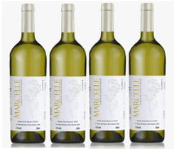 Kit 4 Un Vinho Fausto de Pizzato Marcelle Branco Suave 750 ml Kit 4 Un Vinho Fausto de Pizzato Marcelle Branco Suave 750 ml