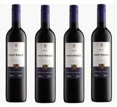 Kit 4 Un Vinho Hortência Ereditá Merlot Reserva 750 ml