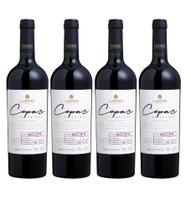 Kit 4 Un Vinho Larentis Cepas Selecionadas Ancellotta 750 ml