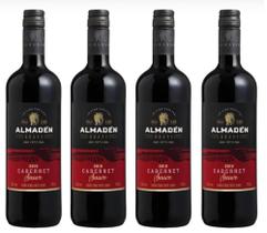 Kit 4 Un Vinho Miolo Almadén Cabernet Suave 750 ml