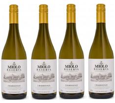 Kit 4 Un Vinho Miolo Reserva Chardonnay 750 ml