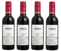 Kit 4 Un Vinho Miolo Seleção Cabernet/ Merlot 375 ml