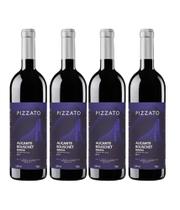 Kit 4 Un Vinho Pizzato Reserva Alicante Bouschet 750 ml