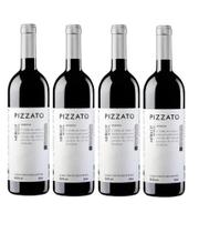 Kit 4 Un Vinho Pizzato Reserva Merlot 750 ml