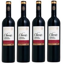 Kit 4 Un Vinho Salton Classic Reservado Cabernet Sauvignon 750 ml Kit 4 Un Vinho Salton Classic Reservado Cabernet Sauvignon 750 ml