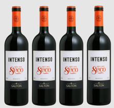 Kit 4 Un Vinho Salton Intenso Corte Tinto Seco 750 ml