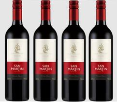 Kit 4 Un Vinho San Martin Tinto Seco 750 ml Kit 4 Un Vinho San Martin Tinto Seco 750 ml