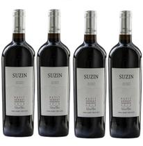 Kit 4 Un Vinho Suzin Petit Verdot 750 ml