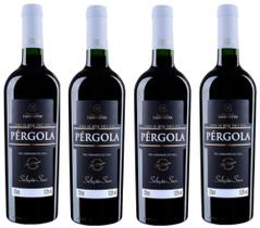 Kit 4 Un Vinho Tinto Seco Seleção Pérgola 750 ml